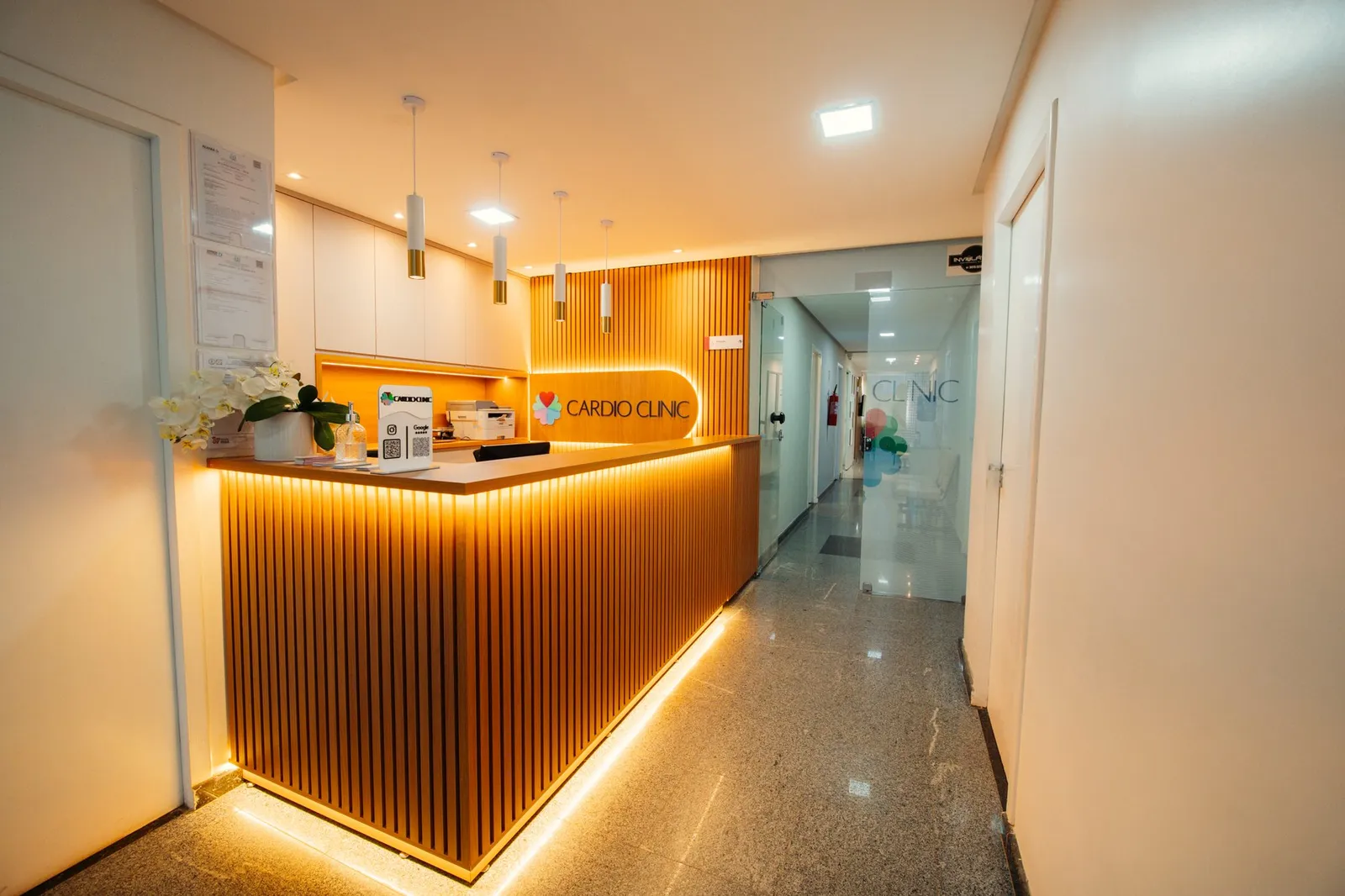 Recepção da CardioClinic